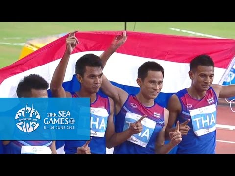 Athletics  Men's 4x400m Relay  Final (Day 6) | 28th SEA Games Singapore 2015