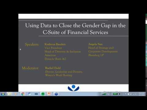 Webinar: Using Data to Close the Gender Gap in the C-Suite of Financial Services