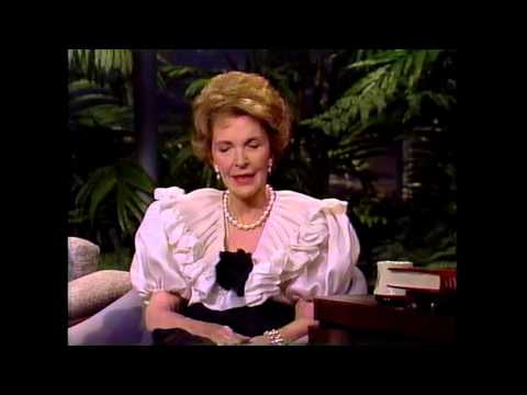 Nov 1989 Nancy Reagan Appearance on Johnny Carson