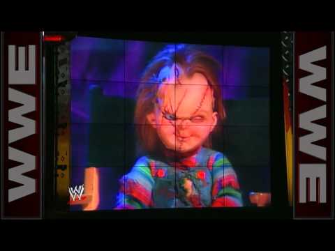 Rick Steiner encounters Chucky from "Child's Play" on WCW