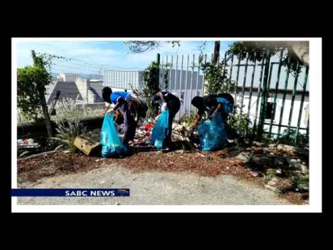 The World Mission Society Church of God on a clean up operation