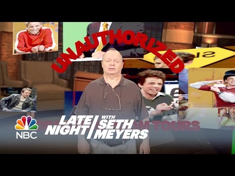 Bob Friend's Unauthorized Seth Meyers' Dressing Room and Studio Tours - Late Night with Seth Meyers