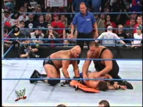 Brock Lesnar interrupts & tries to save Chris Benoit from Big Show