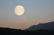 Full Moon over the mountains