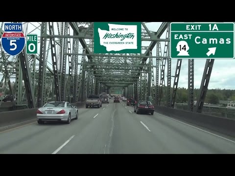 Interstate 5 North in Vancouver, Washington