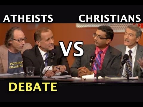 Debate: Atheists vs Christians (Krauss + Shermer vs  D'Souza + Hutchinson)