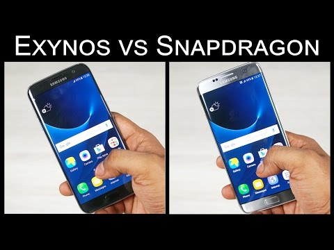 Galaxy S7 Edge - Snapdragon vs Exynos Speed Test!