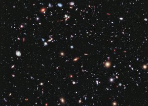 File - Hubble goes to the extreme to assemble farthest ever view of the Universe, September 25, 2012. Called the eXtreme Deep Field, or XDF, the photo was assembled by combining 10 years of NASA Hubble Space Telescope photographs taken of a patch of sky at the center of the original Hubble Ultra Deep Field.