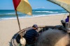 Basket boats on Hoi An's An Bang beach.