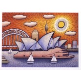 Opera House Birthday Boat by Reg Mombassa