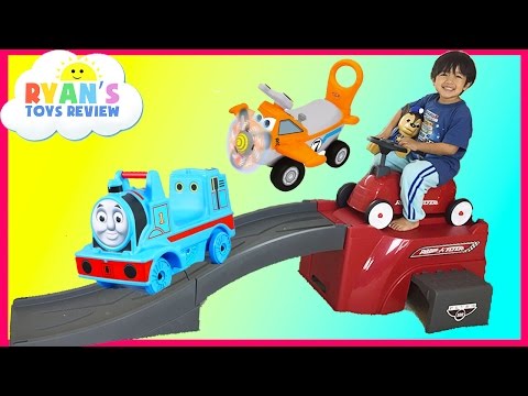 Radio Flyer 500 Roller Coaster ride for kids Thomas and Friends Disney Cars Toys