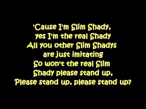 Eminem - The Real Slim Shady (Lyrics) [HD & HQ]