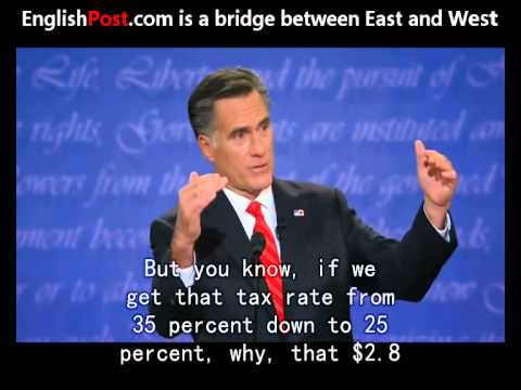 (English Subtitle) Obama vs. Romney First Presidential Debate 2012