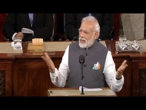 PM Modi addresses US lawmakers at Capitol Hill