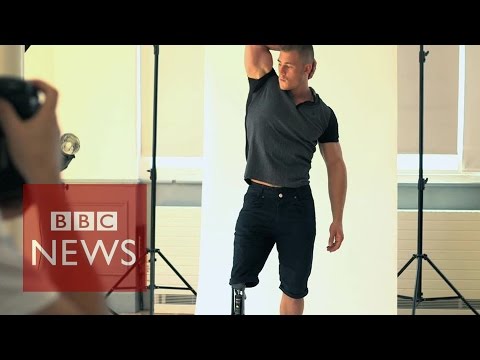 'I never thought I'd be a model' says Paralympic athlete - BBC News