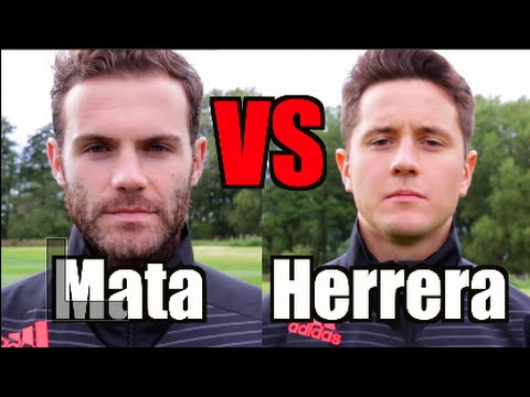 Juan Mata vs Ander Herrera: Intense Crossbar Challenge