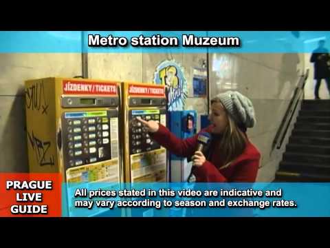 How to purchase ticket for metro, tram and bus in Prague, transport video guide part 2