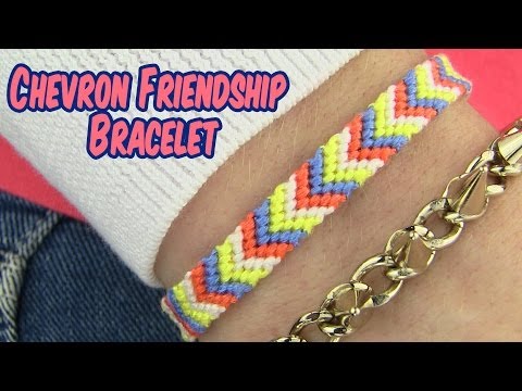 DIY Chevron Friendship Bracelet