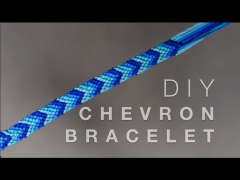 DIY Chevron Friendship Bracelet