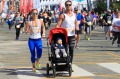 SYDNEY, AUSTRALIA - AUGUST 09:  City 2 Surf coverage- Runners summon their last reserves of energy for the finish as ...