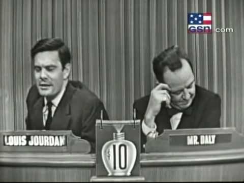 Louis Jourdan on "What's My Line?"