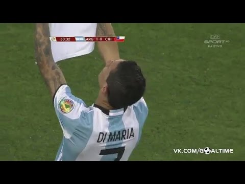 Argentina vs Chile 2-1  Full Match Highlights 07/06/2016