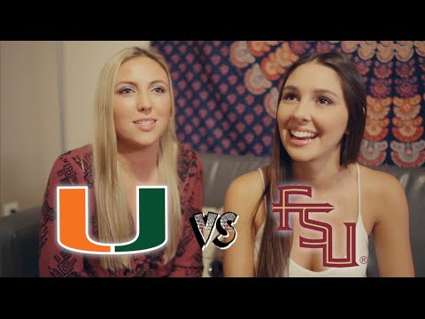 Florida State University Students VS. University of Miami Students : Rivalry Week 2015