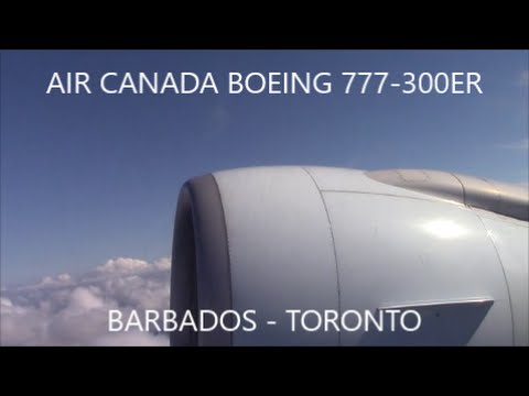 TRIP REPORT: Air Canada Boeing 777-333(ER) Barbados - Toronto | PREMIUM ECONOMY