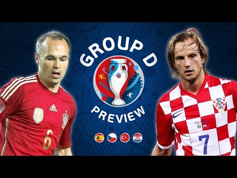 EURO 2016 Group D Preview | Spain, Turkey, Czech Republic & Croatia