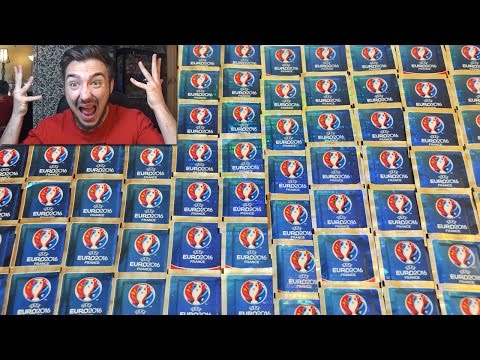 Ouverture de 100 Pack Panini FOOTBALL EURO 2016 ! MEGA OPENING FIFA PACK !