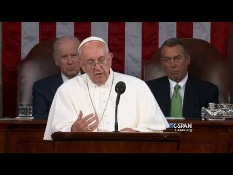 Pope Francis addresses Joint Session of Congress – FULL SPEECH (C-SPAN)