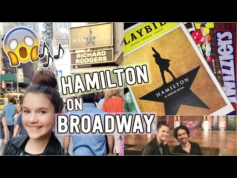 SEEING HAMILTON ON BROADWAY!!! BEST DAY EVER!