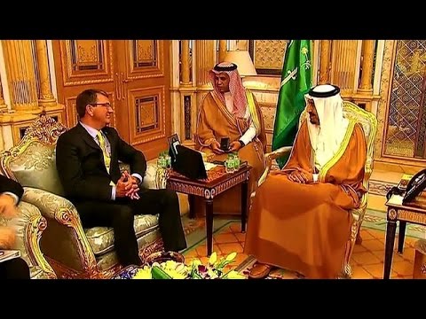 US Defence Secretary meets with Saudi King, leaves for Amman