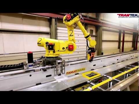 FANUC R-2000iB "Flying Robots" in Camshaft Machining Center -- Courtesy of TranTek Automation