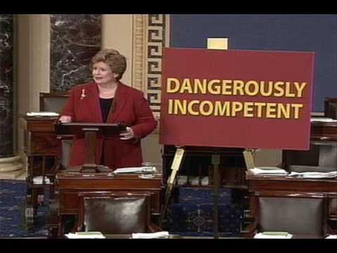 Sen. Debbie Stabenow on Climate Change. Warning Idiot Alert!