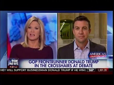 GOP Frontrunner Donald Trump In The Crosshairs At Debate - Duncan Hunter - America's Newsroom