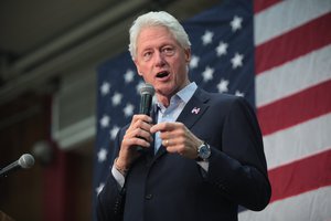 Bill Clinton speaking at a rally in Phoenix, Arizona