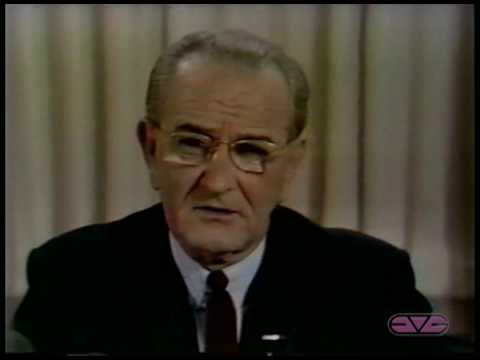 President Lyndon B. Johnson "I Will Not Run" Address to the Nation