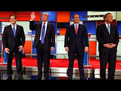 Part 1 of the Fox News GOP presidential debate in Detroit