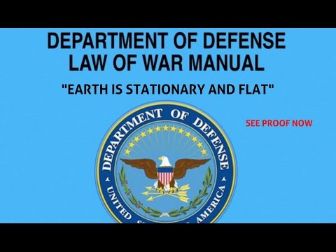 DEPARTMENT OF DEFENSE SAYS EARTH IS FLAT & STATIONARY. THE END TO FAKE SPINNING GLOBE