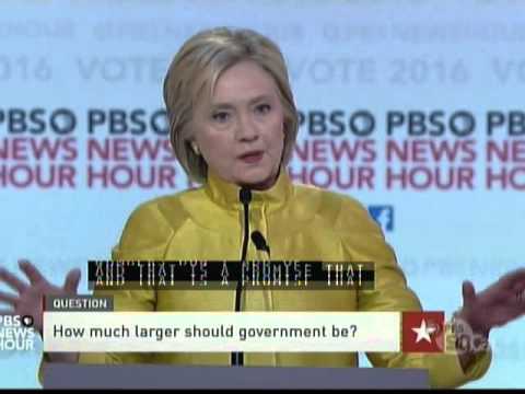 (2/11/2016) PBS Democratic Presidential Debate (FULL VIDEO)