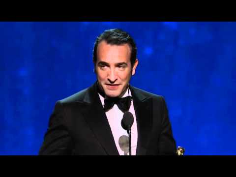 Jean Dujardin Wins Best Actor: 2012 Oscars