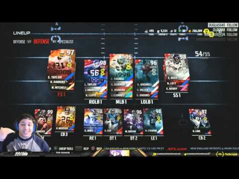 WE GOT 98 OVR DEACON JONES! 97 OVR TEAM UPDATE! - MADDEN 16 ULTIMATE TEAM