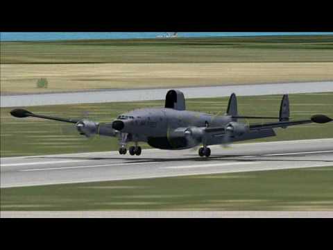 FSX Accélération Lockheed EC121 Landing