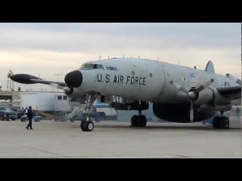 Constellation EC-121 Startup at Camarillo, CA, KCMA, on 01/14/2012