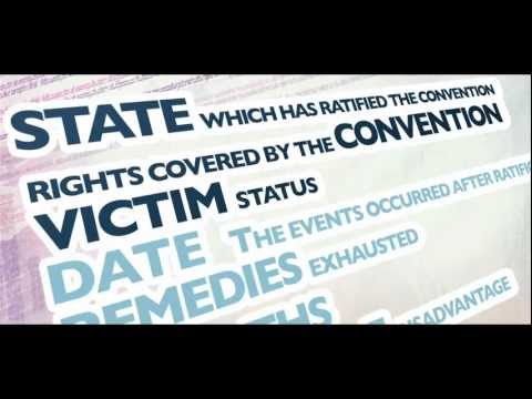 ENG - ECHR VIDEO ON ADMISSIBILITY CONDITIONS