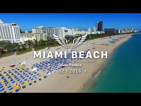 Miami Beach, FL  - Aerials 4K Drone (UHD 2160p)