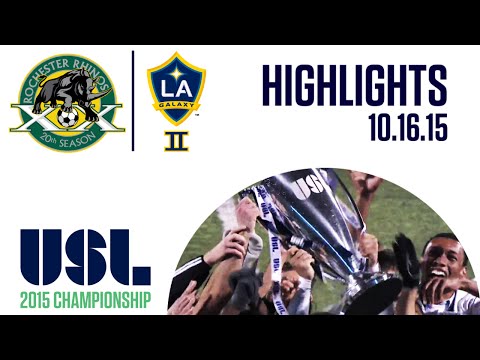 Highlights: Rhinos Claim 2015 USL Championship