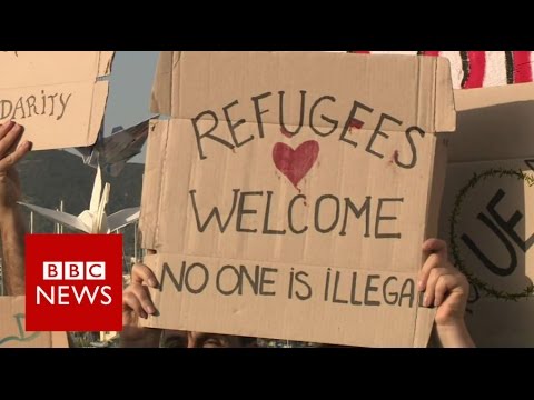 Migrants deported from Greece arrive in Turkey - BBC News