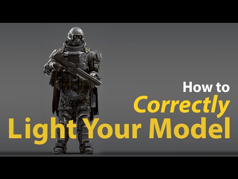 How to Correctly Light a 3d Model